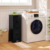 Tangkula Bathroom Floor Cabinet, Tower Storage Cabinet with Anti-Tipping Device