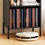 Tangkula Record Player Stand, Turntable Side Table Nightstand w/ Charging Station