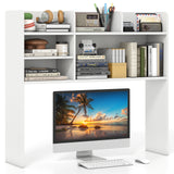Tangkula Desktop Bookshelf for Computer Up to 32”（6 Shelves）
