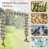 7.2FT Square Wedding Arch for Wedding, Birthday Party, Ceremony