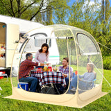 Tangkula All Weather Sports Tent for 5-6 People, Pop Up Instant Tent with Waterproof Tarp Floor