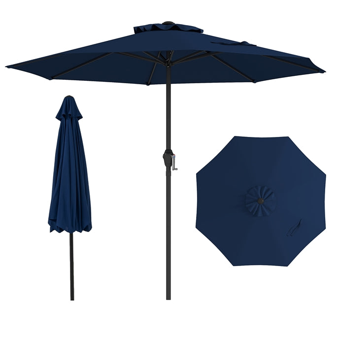 8.5 ft patio umbrella Tangkula 8.5 ft Outdoor Patio Umbrella, Navy