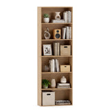 Tangkula 6-Tier Bookcase, 70” Tall Freestanding Bookshelf with 6 Open Shelves