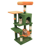Tangkula 44 Inch Multi-Level Cat Tower with Sisal Scratching Posts