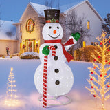 Tangkula 5 FT Pop-up Lighted Christmas Snowman