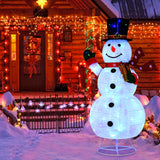 Tangkula 6 FT Lighted Christmas Snowman