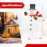 Tangkula 6 FT Lighted Christmas Snowman