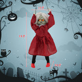 Tangkula 2.8FT Halloween Animatronic Roaming Creepy Doll