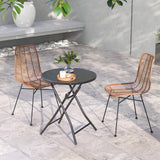 Tangkula 23 Inches Round Folding Table