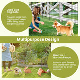 Tangkula 39 in(H) x 14.5 ft(W) Decorative Garden Fence