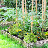 Tangkula 39 in(H) x 14.5 ft(W) Decorative Garden Fence