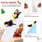 4 FT Lighted Christmas Penguin Slide - Tangkula