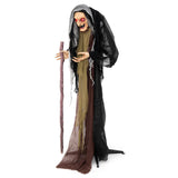 Tangkula 5FT Halloween Animated Standing Witch