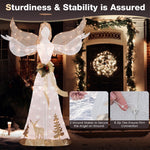 5 FT Lighted Christmas Angel - Tangkula