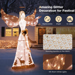 5 FT Lighted Christmas Angel - Tangkula