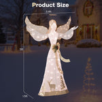 5 FT Lighted Christmas Angel - Tangkula