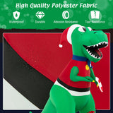 Tangkula 6.8 FT Inflatable Christmas Dinosaur