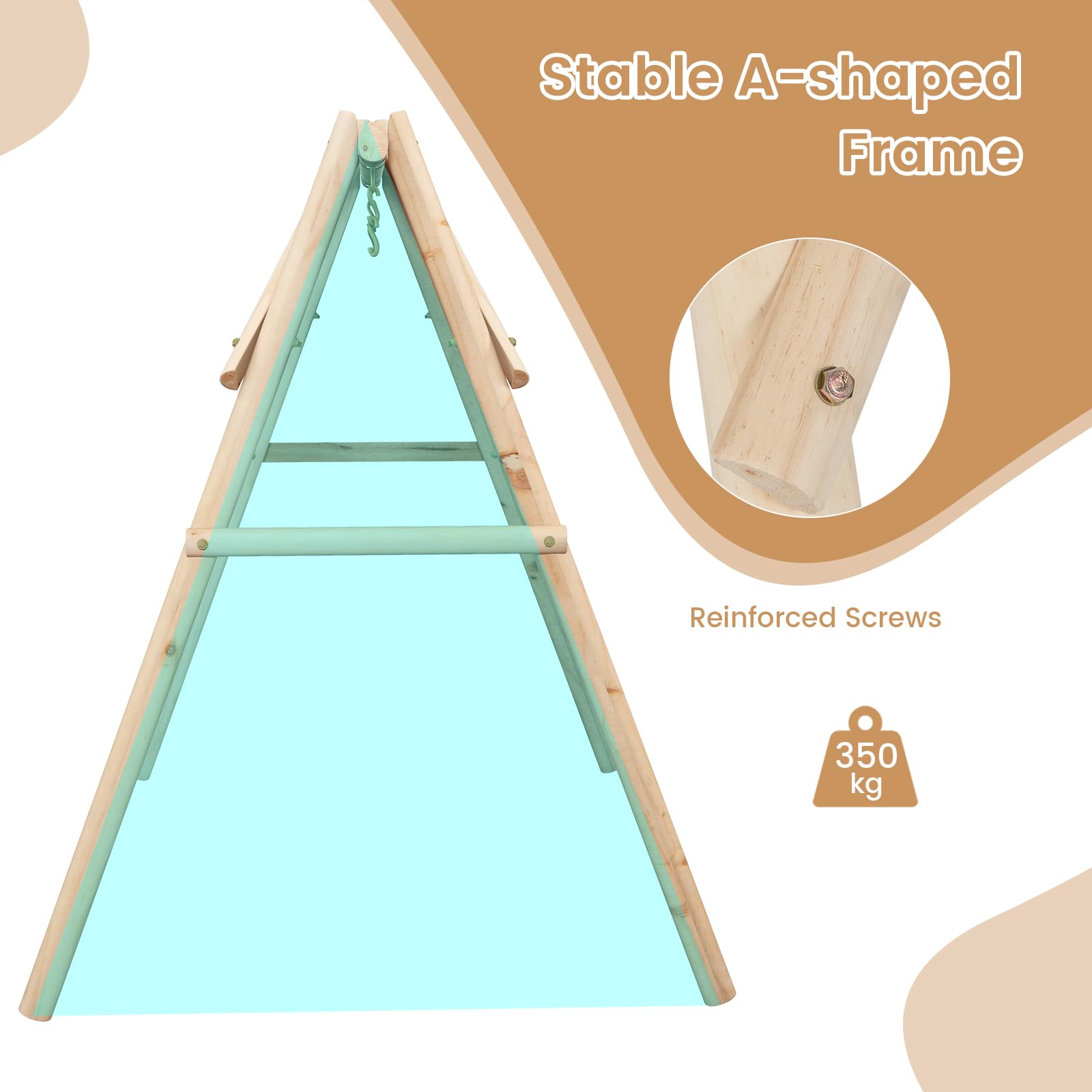 770lbs Porch Swing Frame - Tangkula