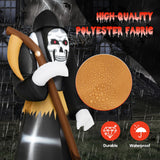Tangkula 8 FT Halloween Inflatable Grim Reaper