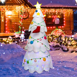 Tangkula 8 FT Lighted Inflatable Christmas Tree
