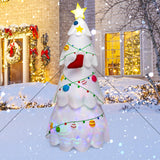 Tangkula 8 FT Lighted Inflatable Christmas Tree