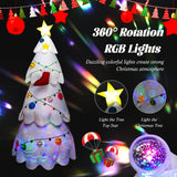 Tangkula 8 FT Lighted Inflatable Christmas Tree