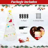 Tangkula 8 FT Lighted Inflatable Christmas Tree