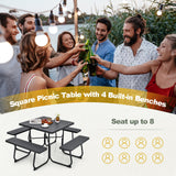 8 Person Picnic Table - Tangkula