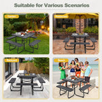 8 Person Picnic Table - Tangkula