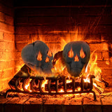 Tangkula Halloween Fire Pit Skull Ceramic