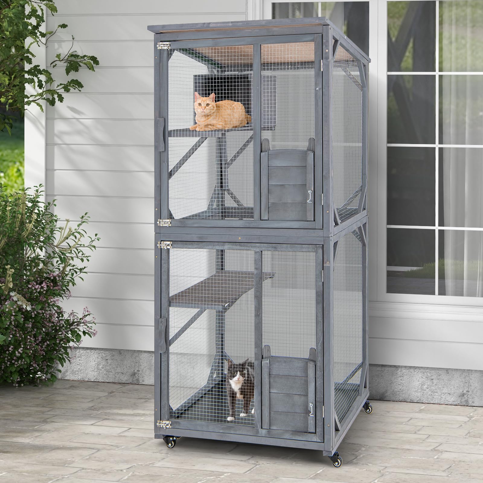 Catio Train Outdoor Cat To Use Litter Box Catio Putting Indoor Cat