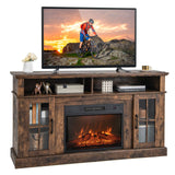 Tangkula Fireplace TV Stand for TVs Up to 65 Inch