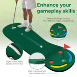 Tangkula 10 FT x 3 FT Golf Putting Green, Golf Putting Mat for Indoor & Outdoor Practice