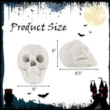 Tangkula Halloween Fire Pit Skull Ceramic