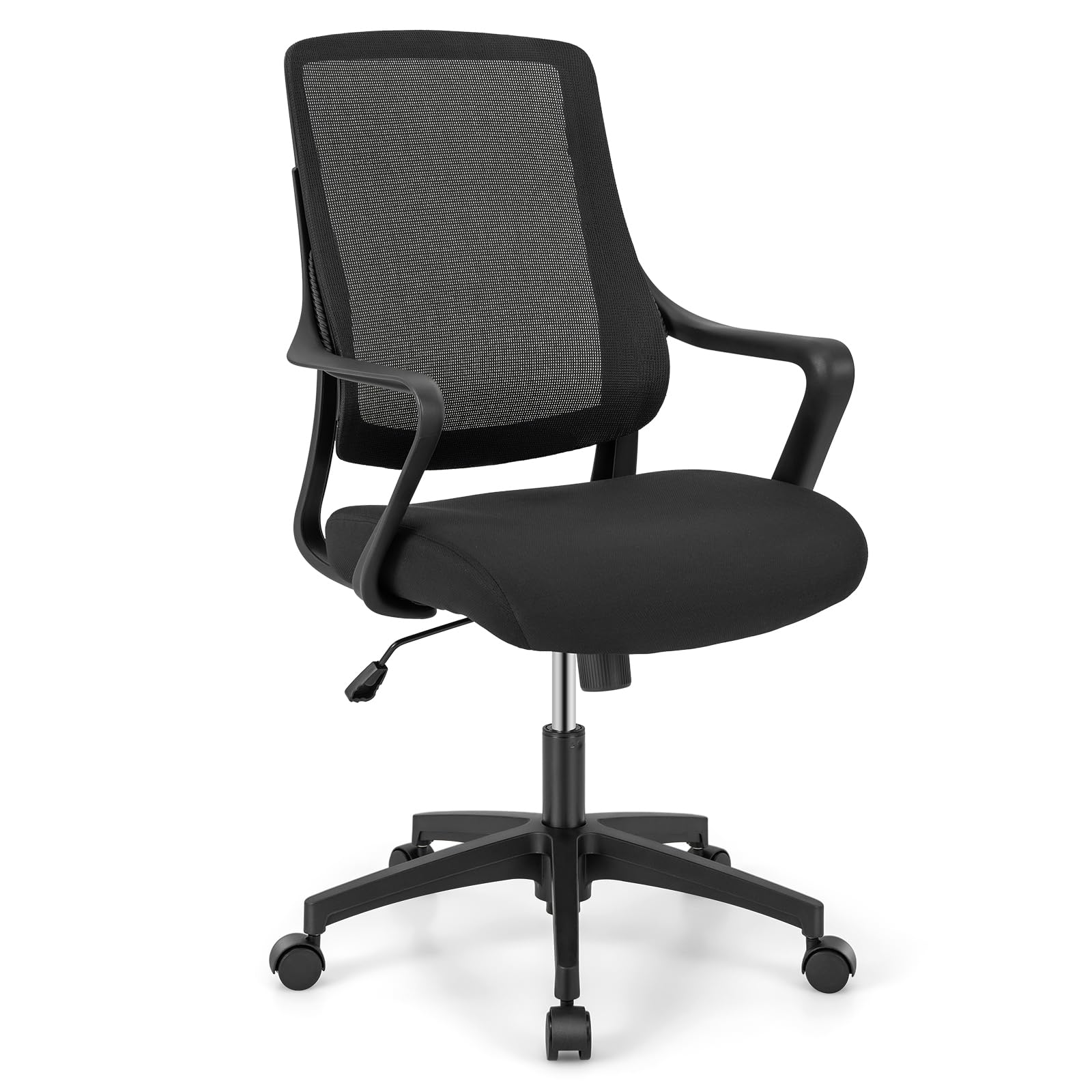 Tangkula Height Adjustable Ergonomic Office Chair, Swivel Computer Chair with Breathable Mesh Back