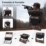 Tangkula Hunting Chair, Foldable Hunting Blind Chair with Storage Pocket