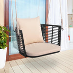 Outdoor Metal Porch Swing - Tangkula