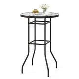 Tangkula Patio Bar Table