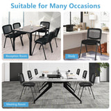Tangkula Set of 5 Conference Chairs with Upholstered Seat