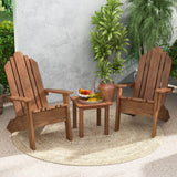 Tangkula Square Outdoor Side Table, 17.5” Patio Hardwood End Table