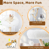 Tall Cat Tree for Indoor Cats - Tangkula