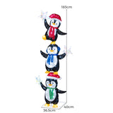 6 ft Pre-lit Penguin Christmas Yard Decoration