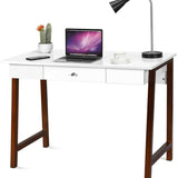 Tangkula Computer Desk with Storage Drawers
