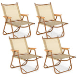 Tangkula Portable Folding Lawn Chairs for Fishing Hiking Picnic Camp