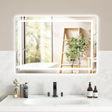 Tangkula Defogging LED Bathroom Mirror