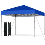 Tangkula 10x10 FT Pop Up Canopy with 8 Stakes for Beach Party Event Camping