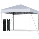 Tangkula 10x10 FT Pop Up Canopy with 8 Stakes for Beach Party Event Camping