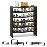 Tangkula 3-in-1 Vertical Shoe Rack