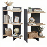 Tangkula 3-Tier Bookshelf Freestanding Bookcase(1/2)