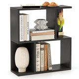 Tangkula 3 Tier Geometric Bookshelf